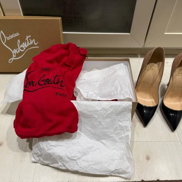 AUTHENTIC- LIMITED RELEASE Christian Louboutin Black Women's Shoes - Picture 9 of 9